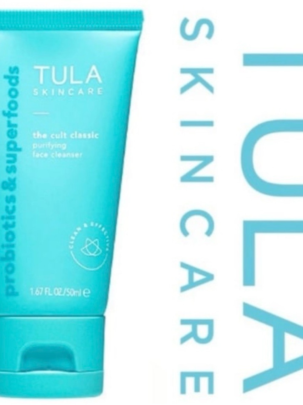 TULA Skincare The Cult Classic Purifying Face Cleanser 1.67 FL OZ - NEW SEALED